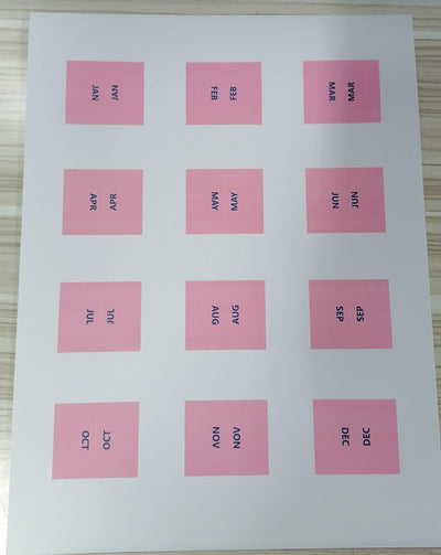 Monthly Divider Stickers - The Power Planner
